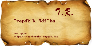 Trepák Réka névjegykártya