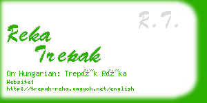 reka trepak business card